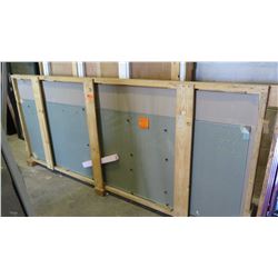 Glasswerks 1/2" Commercial Grade Single Glass Panel 36-5/8" x 118-3/4", $1654 Retail