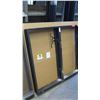 Image 2 : Qty 3 Misc. Jalousie Windows (Various Sizes) - Bronze Anodized, Block Frame