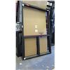 Image 1 : Large Fixed Window Over Louver - Bronze Anodized, No Glass 47-1/4" x 71-5/8" $970 Retail