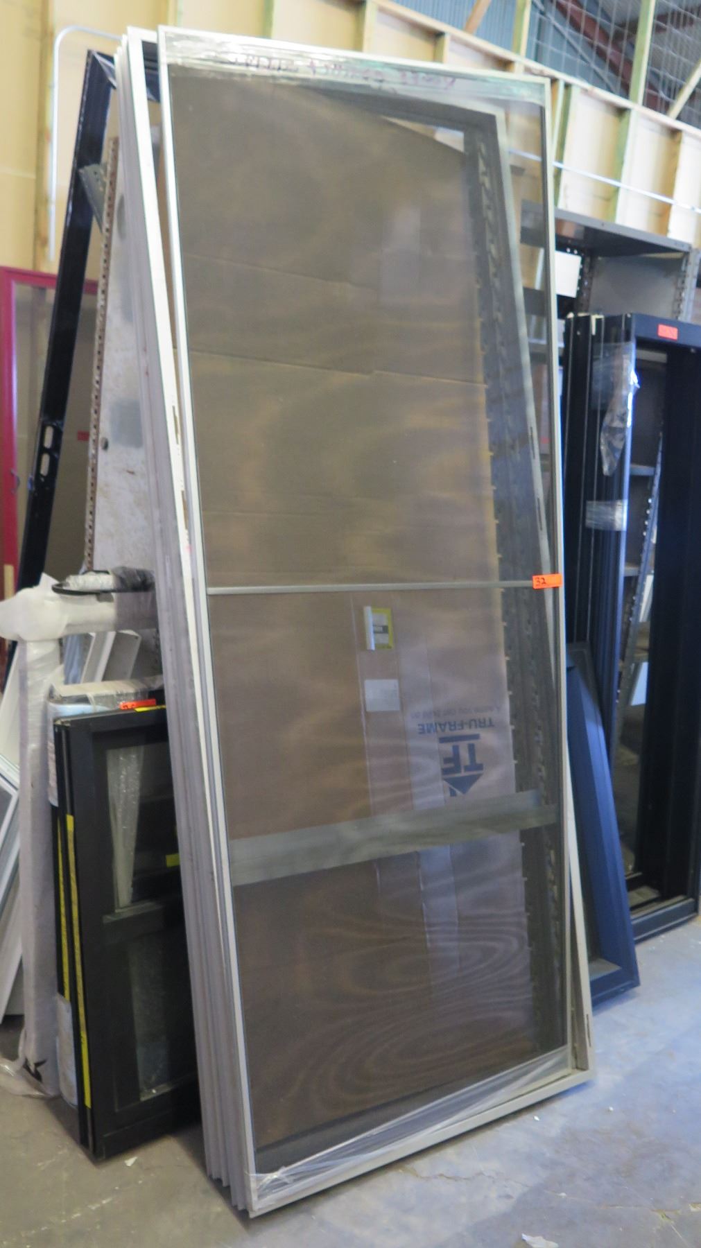 Lrg Commercial Grade Jalousie Doors W Screen Clear Anodized 38 1 4 X lrg-commercial-grade-jalousie-doors-w-screen-clear-anodized-38-1-4-x