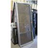 Image 1 : Lrg Commercial Grade Jalousie Doors w/Screen, Clear Anodized, 38-1/4" x 95-5/8"