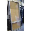 Image 2 : Lrg Commercial Grade Jalousie Doors w/Screen, Clear Anodized, 38-1/4" x 95-5/8"
