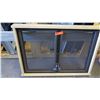 Image 1 : 4" Double Jalousie Window w/Screen - Bronze Anodized, Aluminum, 36-1/8" x 25-7/8"