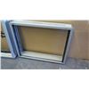 Image 2 : Qty 2 Tradewind Jalousie Windows 35 3/8" X 22 1/2" and 29 5/8" X 22 5/8"- Clear Anodized , No Screen