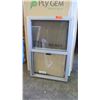 Image 1 : Westwood 250 Single Hung Window w/Screen 25.75" X 38.75" - Clear Anodized, Block Frame
