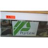 Image 2 : PlyGem Tri-Panel Awning Window w/Screen 36" x 49" - White, Vinyl, Block Frame, $1308 Retail