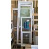 Image 1 : Qty 2 CertainTeed White Vinyl Windows 47-1/2" x 17-1/2" Sliding, 23-3/4" x 71-1/4" Dbl Hung