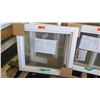 Image 2 : Qty 2 PlyGem White Vinyl Awning Windows w/Screens 29-7/8" x 26-5/8" Block Frame