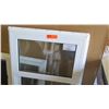 Image 2 : Qty 3 Misc. White Vinyl Windows (Sliding w/Screens 35-1/2" x 23-9/16" & 29-1/2" x 19-1/2"), Single H
