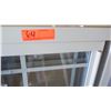 Image 2 : Single Hung Grid Pattern Vinyl Window w/Screen 35-1/2" x 35-1/2" - Almond, Block Frame