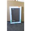 Image 1 : Single Vinyl Awning Window w/Screen 35-1/2" x 23-1/2" - White, Block Frame
