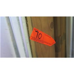 4-Panel Bi-Fold Closet Mirror Door, Chrome Finish, 72" x 96"