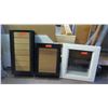 Image 1 : Qty 3 Misc. Jalousie Windows:  White 18" x 19", Bronze 15-3/4" x 19-9/16" and Bronze 12-7/8" x 27-3/