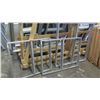 Image 1 : Qty 3 Misc. 4" Jalousie Window Frame (#1) 48-1/4" x 52", (#2) 48-1/4" x 36-1/4", (#3) 3/8" x 36-1/4"