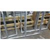 Image 2 : Qty 3 Misc. 4" Jalousie Window Frame (#1) 48-1/4" x 52", (#2) 48-1/4" x 36-1/4", (#3) 3/8" x 36-1/4"