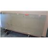 Image 1 : Shower Door 3/8" Clear Tempered / 3 hinge cut outs / 2 holes 29-5/8" x 74-1/2", Retail $592