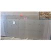 Image 1 : Decorative Glass Shower Door 3/16" Reeded, 34-3/4" x 58-3/4", Tempered, $1623 Retail