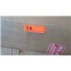 Image 2 : Decorative Glass Shower Door 3/16" Reeded, 34-3/4" x 58-3/4", Tempered, $1623 Retail