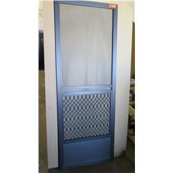 Screen Door 29-3/16" x 79-1/2" - Bronze Anodized, Hinged, $213 Retail