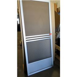 Screen Door 35-1/4" x 82-5/8" - Clear Anodized, Hinged, $164 Retail