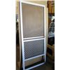 Image 1 : Screen Door 35-1/4" x 83-1/4" - Clear Anodized, $187 Retail (missing kick plate at the bottom)