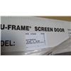 Image 2 : Screen Door 35-1/4" x 80" - Bronze Anodized, Hinged, $213 Retail