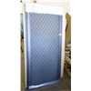 Image 1 : Security Screen Door 34" x 77-3/4" - Bronze Anodized, Hinged Left, $647 Retail