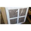 Image 2 : Solid Vinyl Screen Door 36" x 80" - Grid Pattern, White Finish, $200 Retail