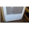 Image 2 : Screen Door 35-3/8" x 83-1/2" - Bottom Grill, White Painted Finish, Hinged Right, $350 Retail