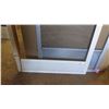 Image 2 : Qty 2 Screen Doors - Clear Anodized 31-5/16" x 79-7/16" and White Painted 35-1/8" x 82-1/2",  Hinged