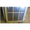 Image 2 : Screen Door 30" x 81-3/4" - Colonial Grid Pattern, Off White/Almond Painted, Hinged, Retail $262