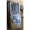 Image 1 : Screen Door 29-1/8" x 78" - White Painted Finish, Hinged, Retail $213