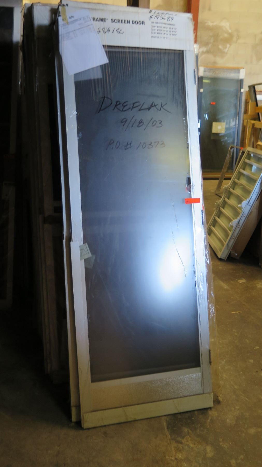 Screen Door 28 1 4 X 80 Clear Anodized Hinged 146 Retail Oahu screen-door-28-1-4-x-80-clear-anodized-hinged-146-retail-oahu