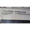 Image 8 : Security Screen Door 64-1/8" x 82-5/8" - Marine Grade Mesh Screen, White Painted Finish, Hinged Left