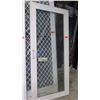Image 3 : 2-Panel Glass Doors 26-7/16" x 68-7/8" - Fixed, White Painted Finish, 1/8" Clear Glass