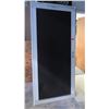 Image 1 : Security Screen Door - Stnls Steel Mesh Screen, White Painted Finish, 35 3/8" x 79 1/2"