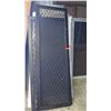 Image 1 : Security Screen Door 29-1/2" x 89-1/4" - Diamond Pattern Grill, Bronze Anodized Finish, Hinged, $664