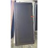 Image 1 : Security Screen Door 35-3/8" x 79-1/4" - Diamond Pattern Grill, Bronze Anodized Finish, Hinged, $381