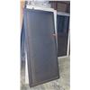Image 2 : Security Screen Door 35-3/8" x 79-1/4" - Diamond Pattern Grill, Bronze Anodized Finish, Hinged, $381