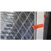 Image 4 : Security Screen Door 35-1/2" x 79-3/8"- Diamond Pattern Grill, White Finish, (missing mounts), Hinge