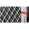 Image 3 : Security Screen Door 35-3/8" x 83" - Diamond Pattern Grill, White Finish, Hinged, Retail $492