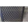 Image 2 : Security Screen Door 34-11/16" x 81-3/16" - Diamond Pattern Grill, Bronze Anodized Finish, Hinged, $