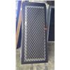Image 1 : Security Screen Door 35-3/8" x 83-1/4" - Diamond Pattern Grill, Bronze Anodized Finish, Hinged, $429