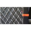Image 3 : Security Screen Door 35-3/8" x 83-1/4" - Diamond Pattern Grill, Bronze Anodized Finish, Hinged, $429