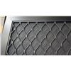 Image 3 : Security Screen Door 35-1/4" x 79-1/4" - Diamond Pattern Grill, Bronze Anodized Finish, Hinged, $625