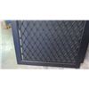 Image 2 : Security Screen Door 34-7/8" x 79-5/16" - Diamond Pattern Grill, Bronze Anodized Finish, Hinged, $62