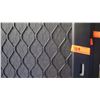 Image 3 : Security Screen Door 34-7/8" x 79-5/16" - Diamond Pattern Grill, Bronze Anodized Finish, Hinged, $62