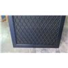 Image 2 : Security Screen Door 35-3/16" x 79-1/8" - Diamond Pattern Grill, Bronze Anodized Finish, Hinged, $62