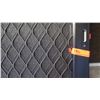 Image 3 : Security Screen Door 35-3/16" x 79-1/8" - Diamond Pattern Grill, Bronze Anodized Finish, Hinged, $62