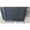 Image 2 : Security Screen Door  30-1/2" x 79-1/2" - Diamond Pattern Grill, Bronze Anodized Finish, Hinged, $38